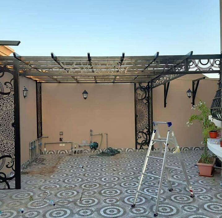 مظلات حديد للحدائق 0500559613 مظلات وسواتر